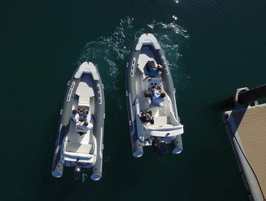 Open Floor RIB Boat